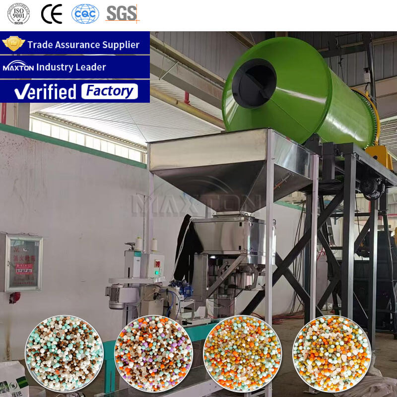 China Automatic NPK/BB Fertilizer Mixer Mixing Machine NPK20-20-20/25-15-15 Bulk Blending Fertilizer Production Line Supplier