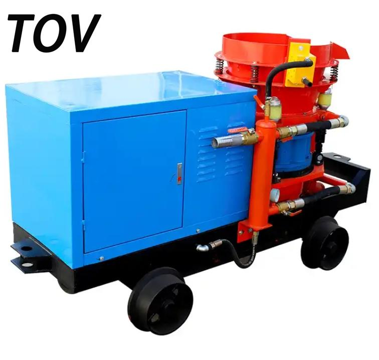 Hsp-5/7/9 Mortar Spray Machine Wall Concrete Sprayer Wet Mix Concrete Shotcrete Concrete-Machinery Engineering-Construction-Machinery