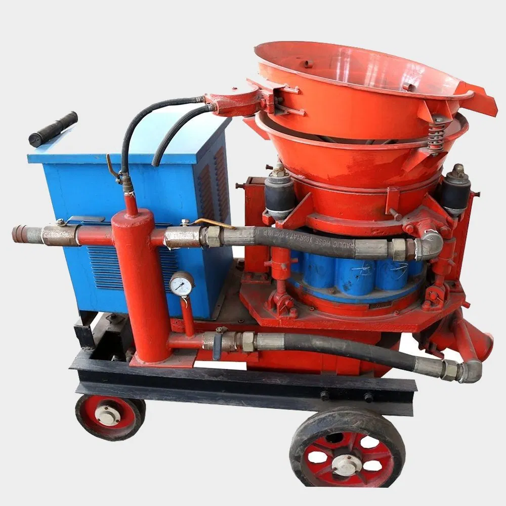 Small Portable Dry Shotcrete Machine Wet Mix Concrete Spraying Shotcrete Machine Pump
