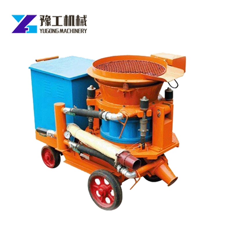Pz3 Concrete Nozzle Spray Shotcrete Machine with Air Compressor Price