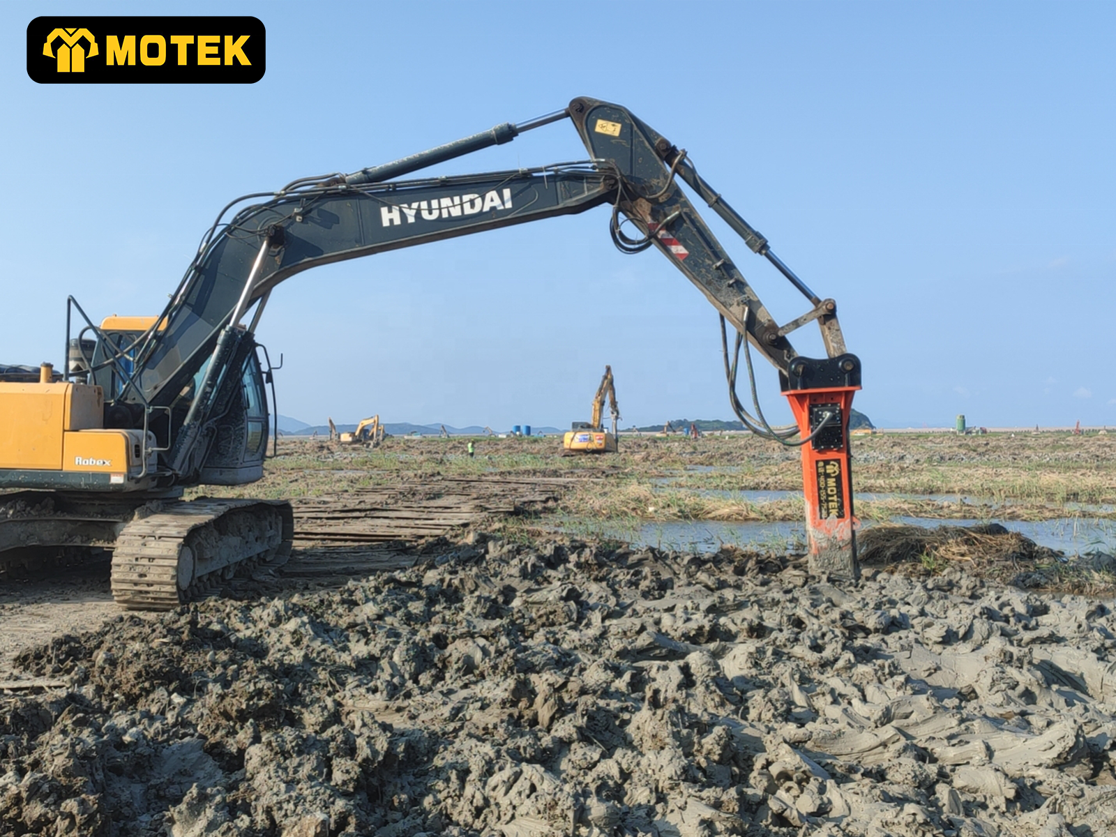 MOTEK Factory Power Construction Tools Deep Soil Mixing Machine Stabilized Soil Sludge Solidification Concrete Mixer