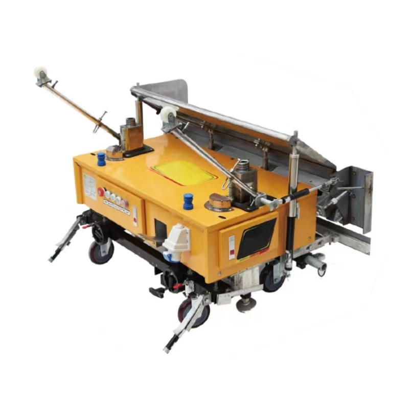 Automatic Cement Putty Wiping Robot Plastering Spray Plaster Machine for Wall