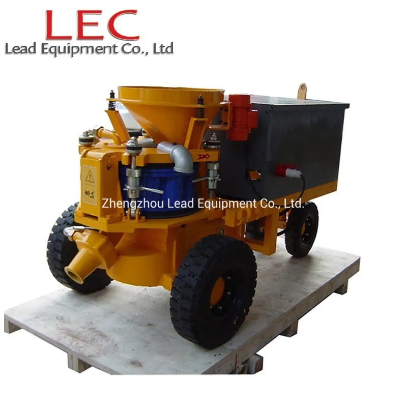 Wet Mix Shotcrete Machine for Spraying Concrete with Electric Motor