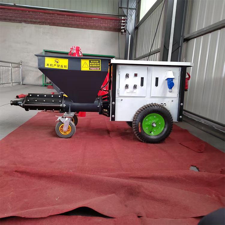 Portable Automatic Wall Spray Cement Mortar Hydraulic Plastering Machine Concrete Spraying Mortar Machine
