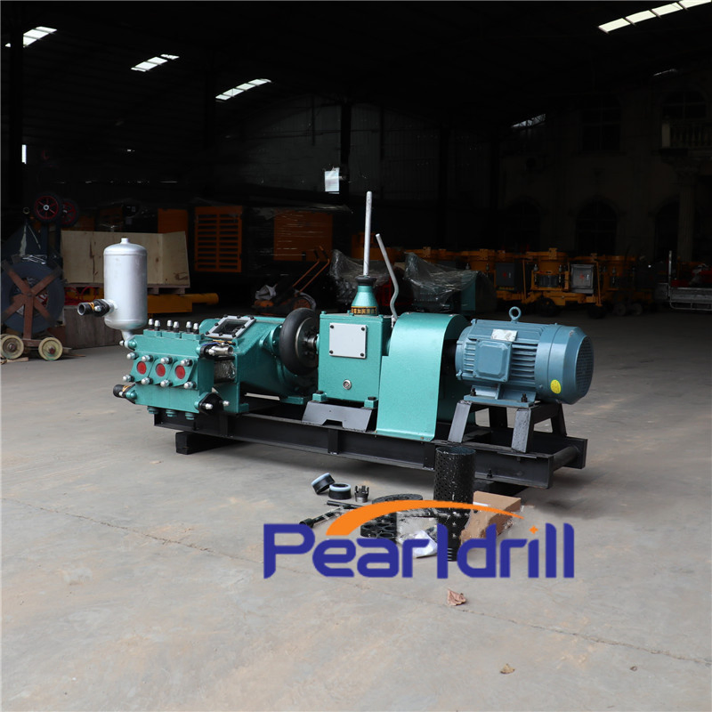 Bw50 Bw150 High Pressure Variable Frequency Mud Pump Movable Triplex Piston Grouting Pump
