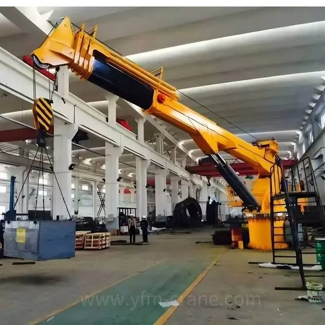 30 Ton Man-Riding Electric Telescopic Marine Crane/Lift Equipment Details