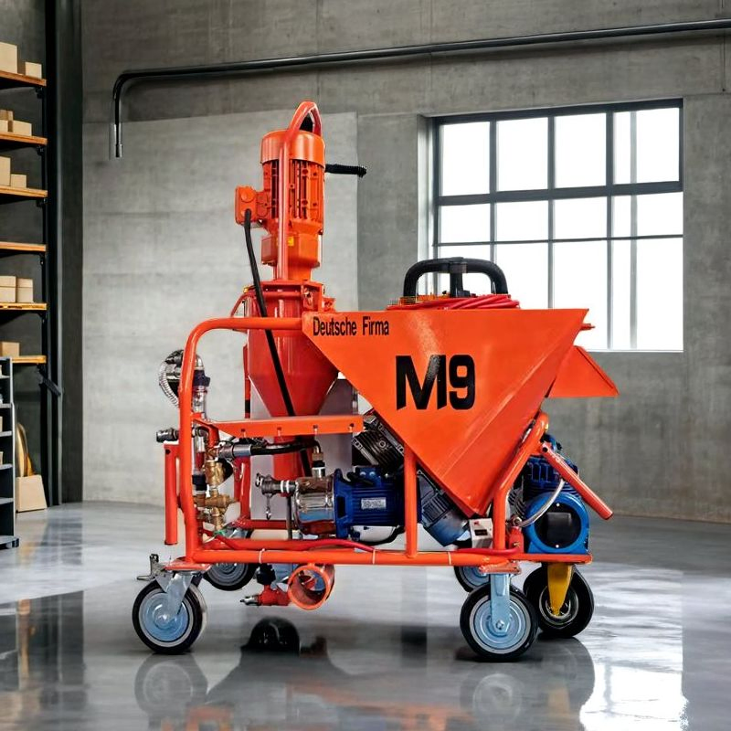 Plaster Wall Reinforcement Spray Equipment Gypsum Spraying Machine Efficient Wall Plastering Machine