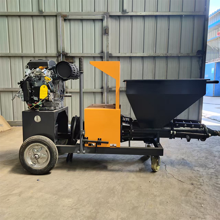Portable Automatic Wall Spray Cement Mortar Hydraulic Plastering Machine Concrete Spraying Mortar Machine