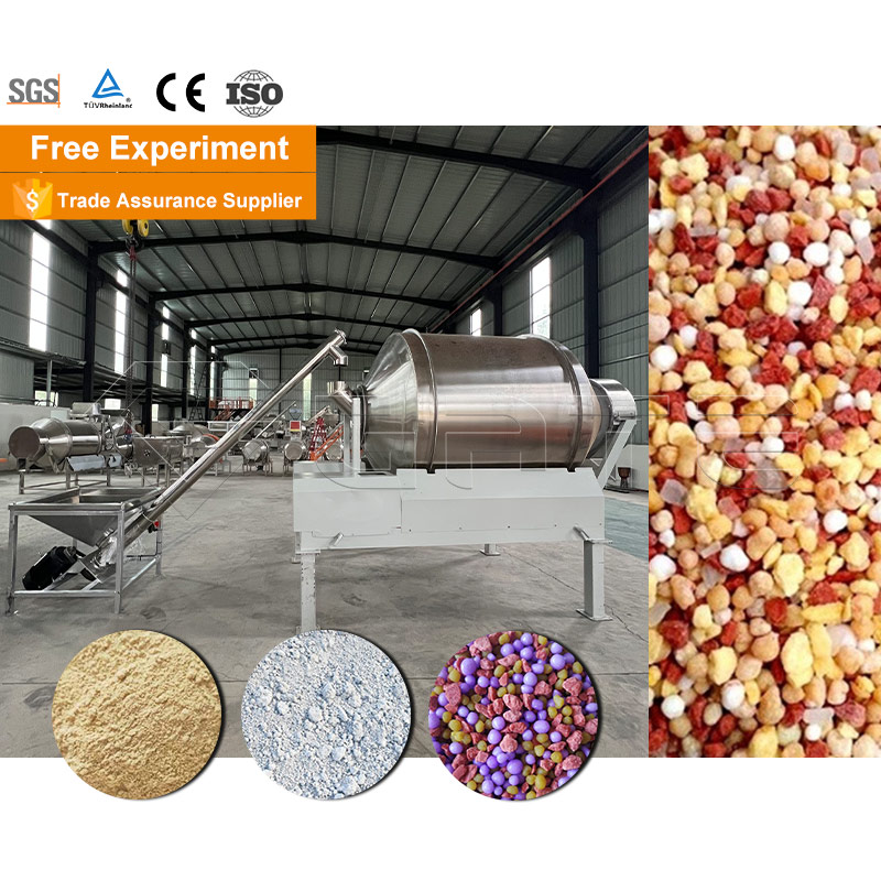 Fertilizer Organic Powder Production Line Steel Drum Mixing Machine
