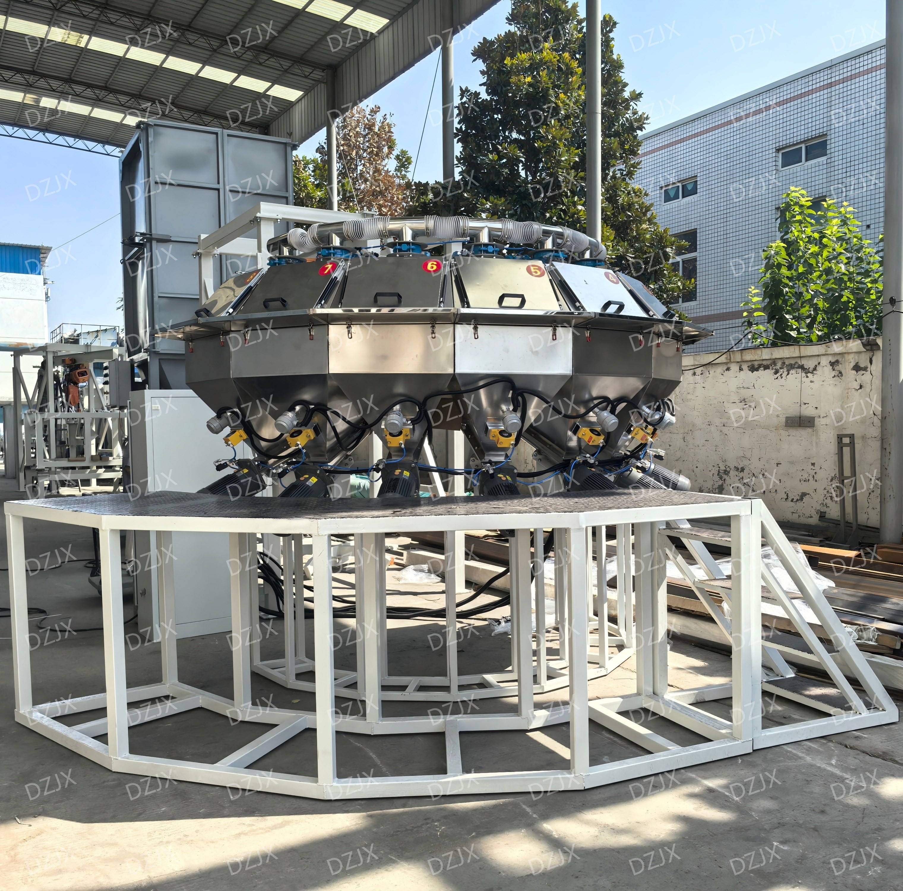DZJX High Precision Spiral Automatic Weighing Batching System for Powder and Granules