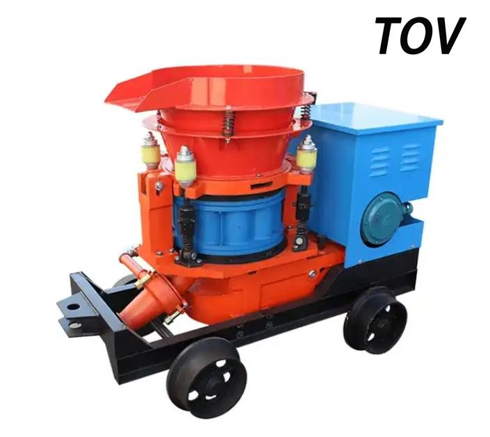 Pz-3/5/7 Concrete Injection Shoot Throwing Machine Dry Wet Mix Concrete Spray Shotcrete Shot-Blasting Machine