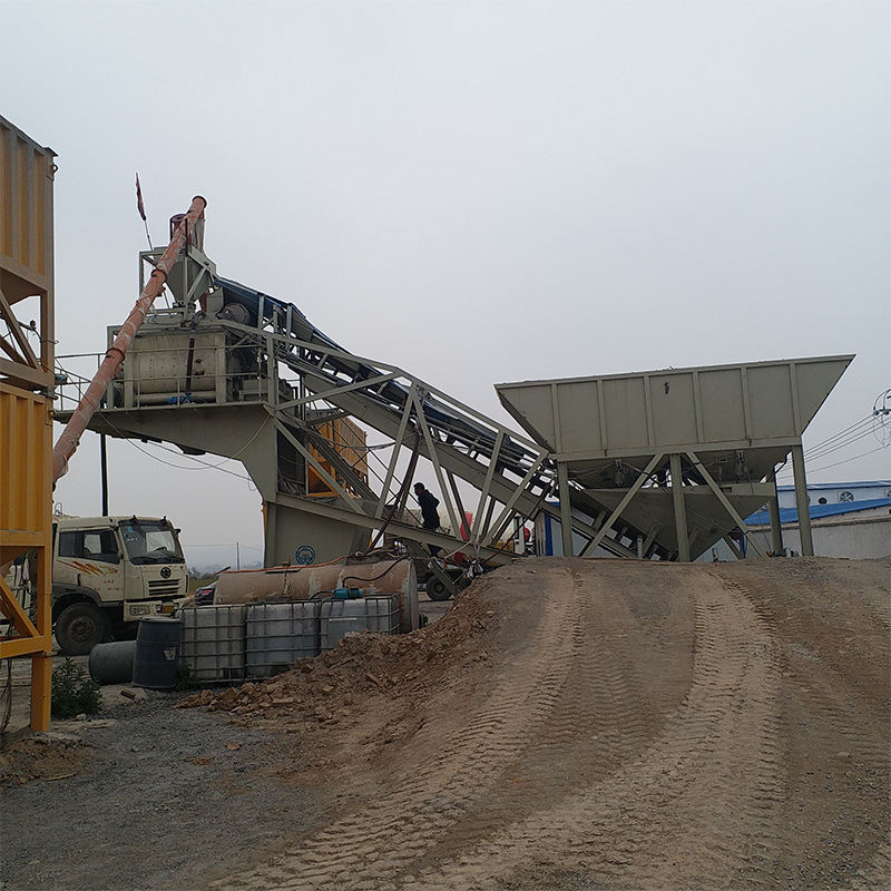 Factory Price Automatic Ready Mobile 25m3/h to 50m3/h Concrete Batching Machine Plant Concrete Mixing Plant With Capacity