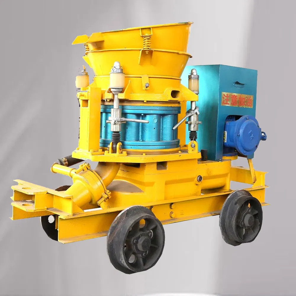 Pz-3 Electric Dry Wet Mix Shotcrete Concrete Spray Machine Tunnel Diesel Refractory Castable Mortar Pump Shotcrete Gunite Machine with CE