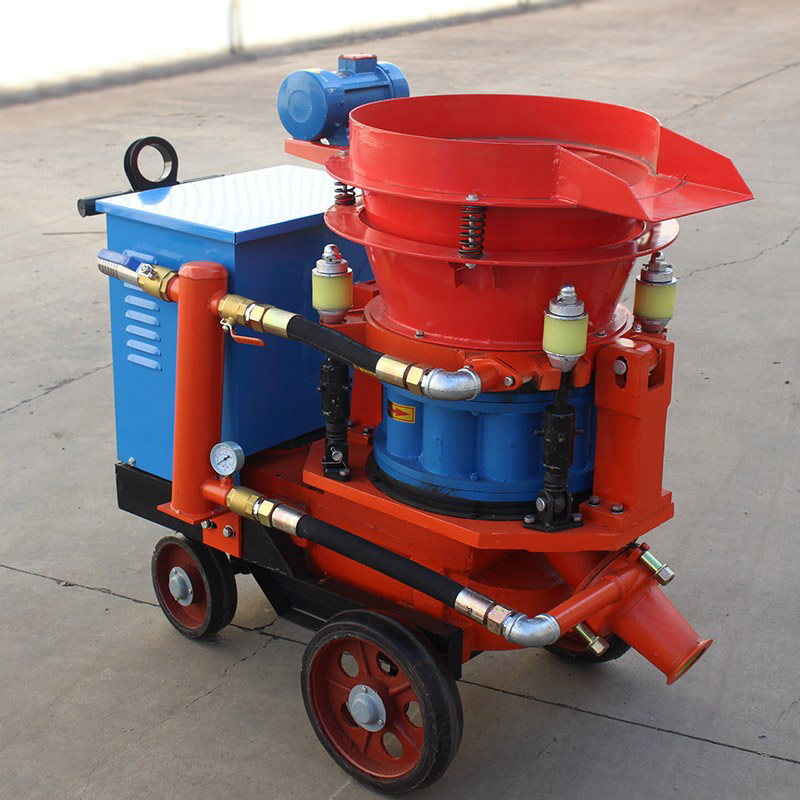 Automatic Pneumatic Shotcrete Machine with Core Motor &amp; Engine Dry Concrete Mix Shotcrete Pump