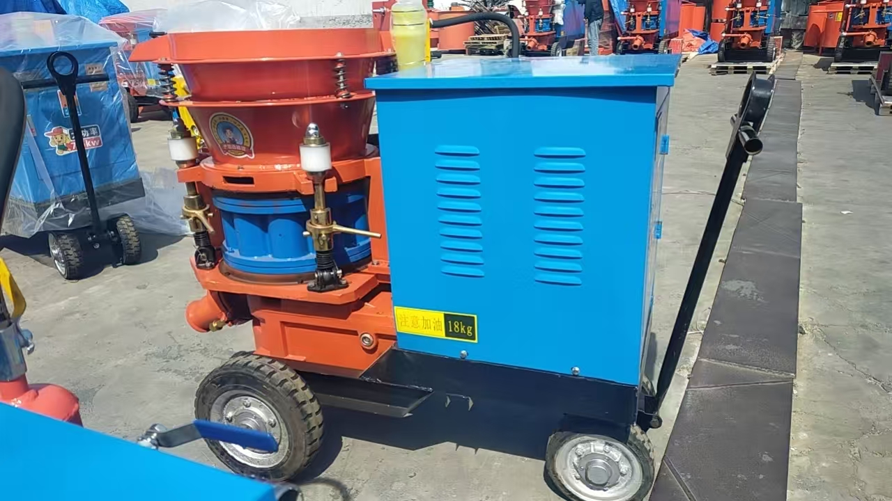 Pz-6 Dry Diesel Cement Dry Mix Shotcrete Spray Pump Machine High Quality Rotor Shotcrete Concrete Machine