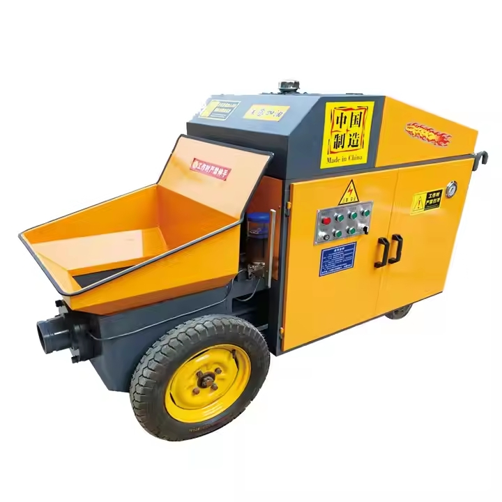 Small Hydraulic Double-Piston Concrete Pump Concrete Grouting Machines - Refractory