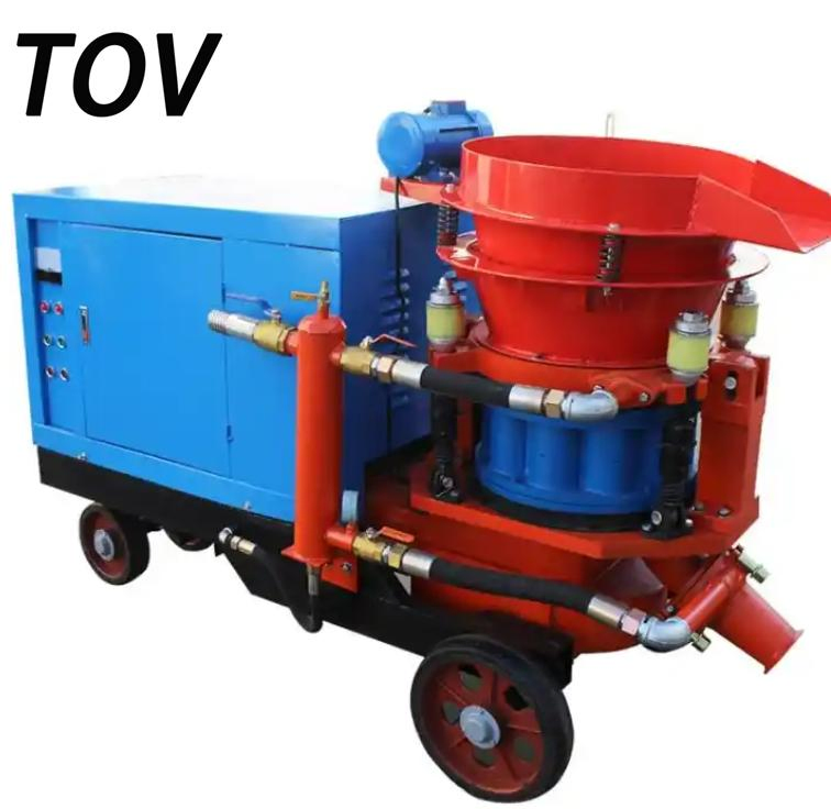 Hsp-5/7/9 Mortar Spray Machine Wall Concrete Sprayer Wet Mix Concrete Shotcrete Concrete-Machinery Engineering-Construction-Machinery