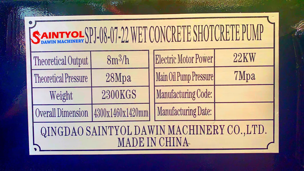 30m3 Per Hour Telescopic Boom Shotcrete Wet Concrete Shotcrete Pump with Robotic Placing Booms for Tunnel Construction