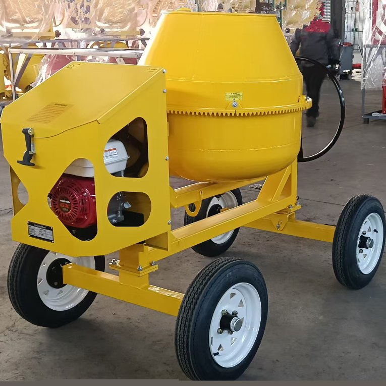 260L/350L/400L Gasoline Diesel or Electric Powered Professional Building Equipment Concrete Mixer Machine