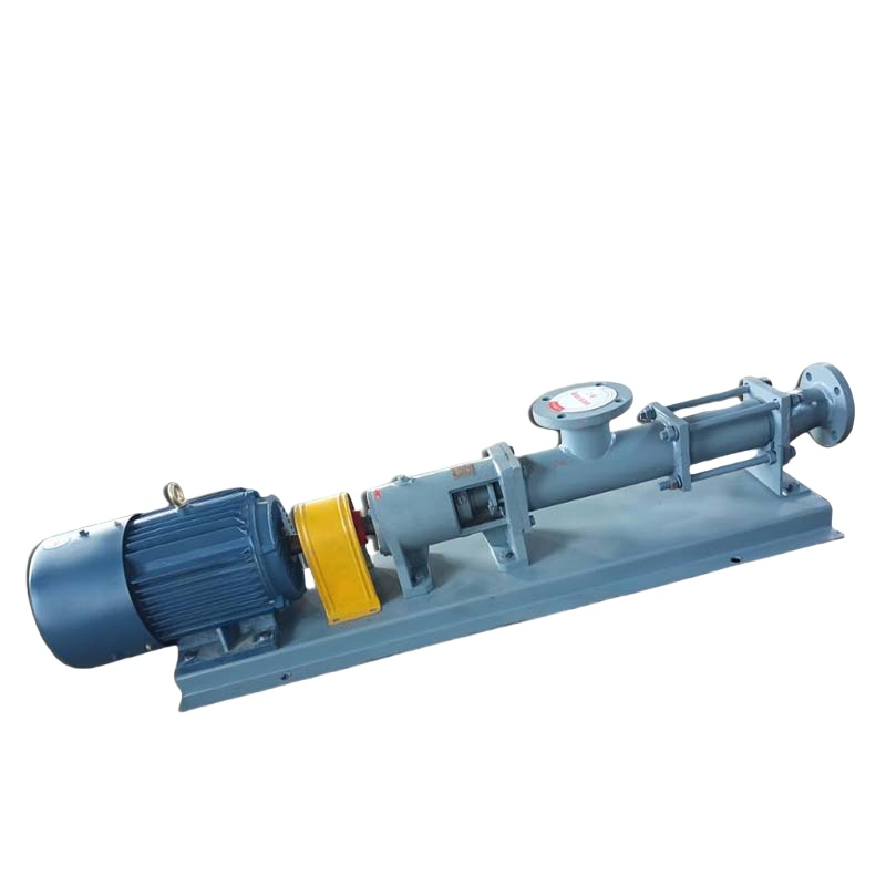 High Viscosity Mortar Transfer Mono Single Screw Pump with Hopper