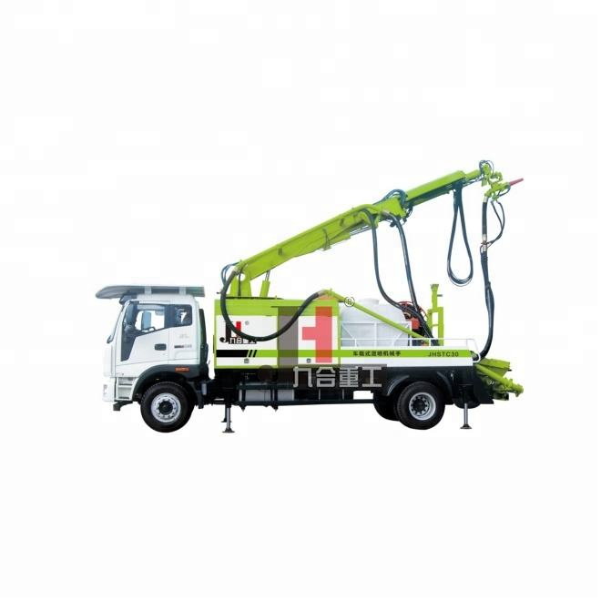 Concrete Distributor Truck-Mounted Wet Concrete Shotcrete Pump Truck Shotcrete Concrete Pump