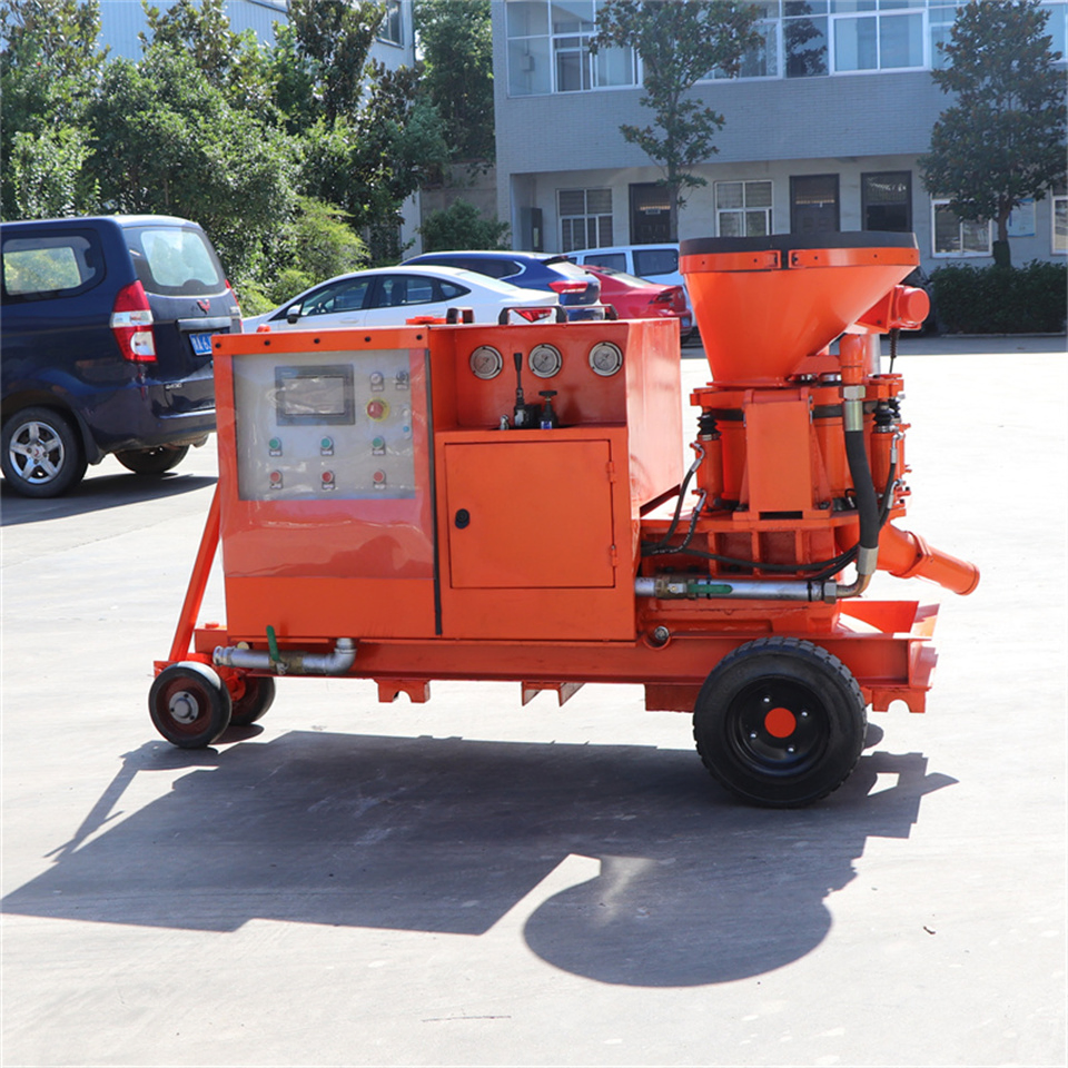 Tunnel Dry and Wet Mix Shotcrete Machine Concrete Spraying Pump