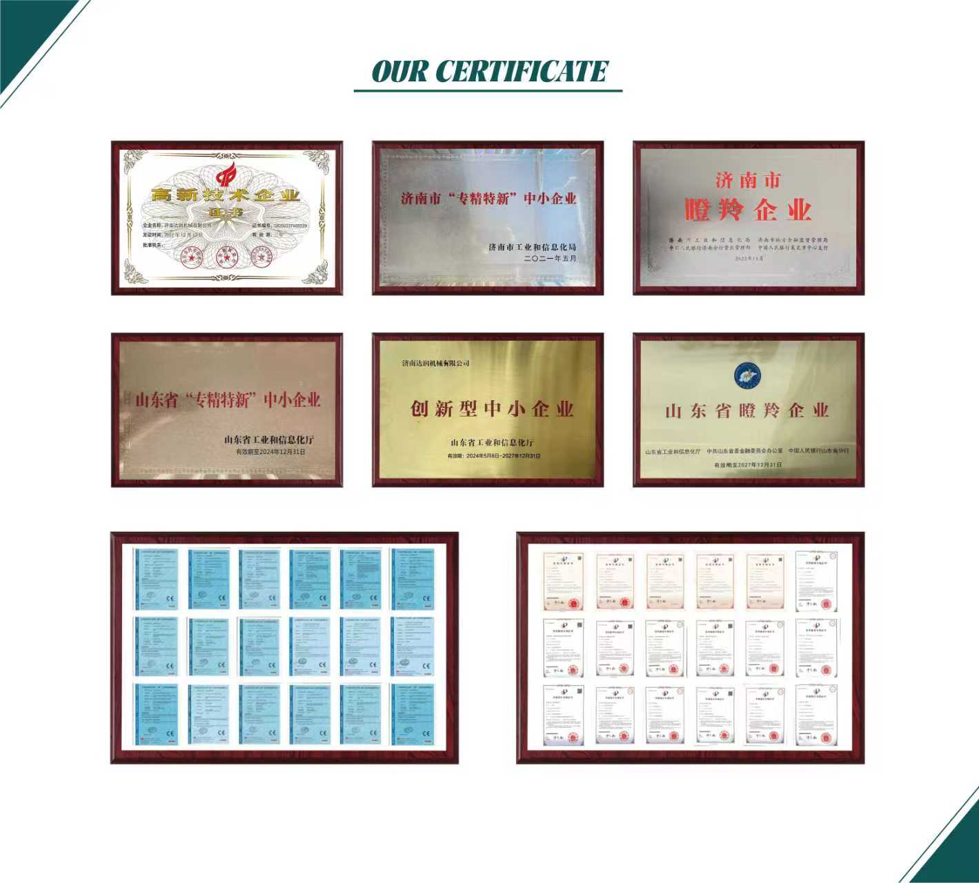 Certification