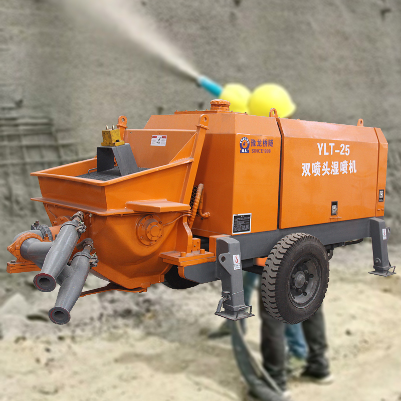 Concrete Spraying Machine Dry Mixplaster Pump Spraying Machineconveyor and Shotcrete Machine Mini Shotcrete Machine