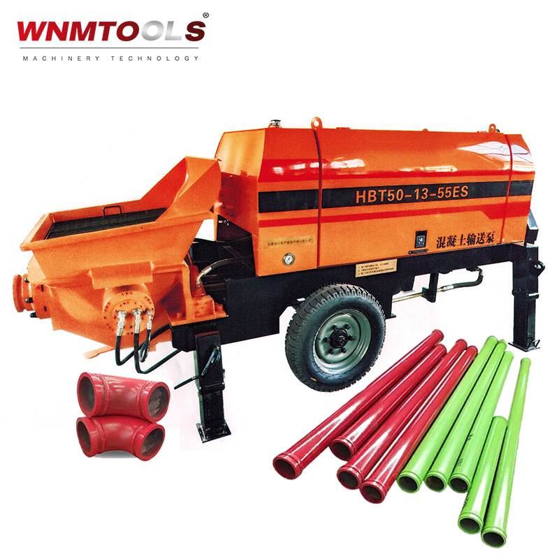 Hbtsl Series CE Certificated Construction Machinery Diesel Electric Portable Small Mini Stone Cement Piston Mortar Grouting Machine Concrete Pump