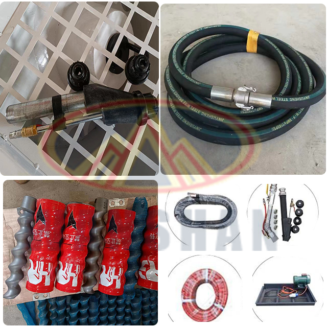 Cement Sand Self Propelled Boom Sprayer Shotcrete Dry Mixed Mortar Putty Spraying Machine