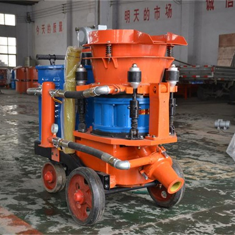 Electric Dry Wet Mix Concrete Spraying Slope Tunnel Gunite Machine Refractory Shotcrete Gunning Machine Cement Mortar Plaster