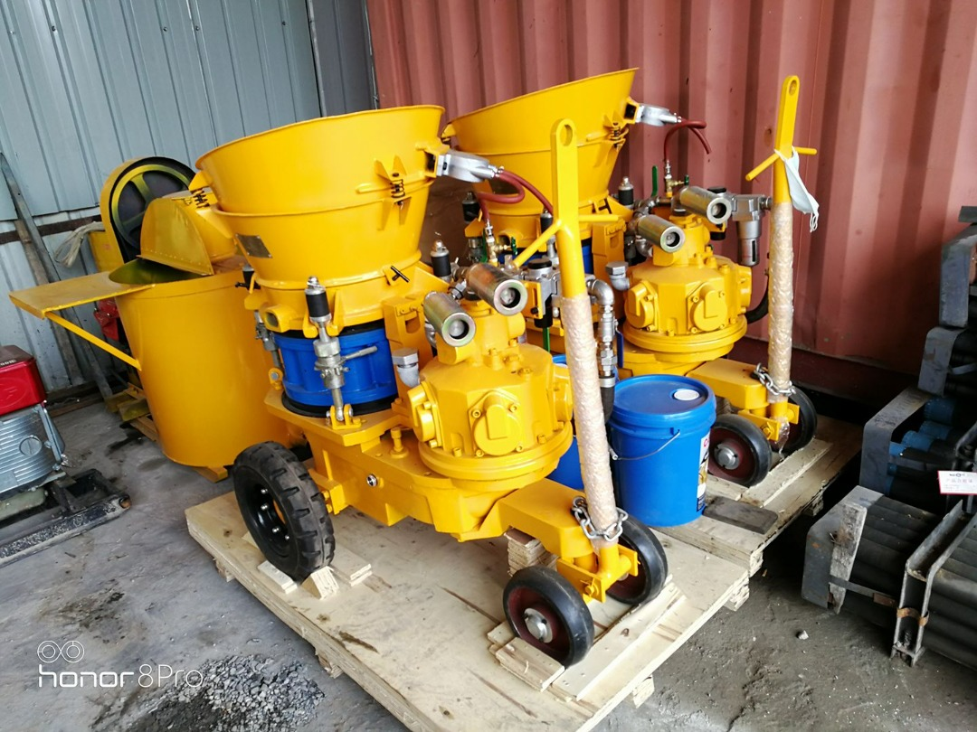 PZ-5Q 5.5KW 380V Air Mortar Driven Dry Mix Concrete Shotcrete Machine with Motor for Coal Gunite