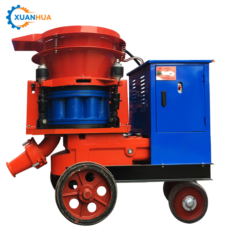 Small Portable Pz3 and Pz-5 Gunite Dry Mix Pneumatic Shotcrete Machine with Engine Pump 3-7m3/h Output 20mm Aggregate for Sale
