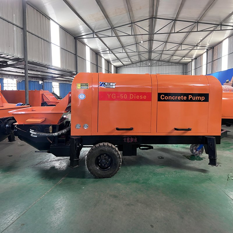 Low Fuel Consumption Auto Screw Mortar Concrete Floor Delivery Pump