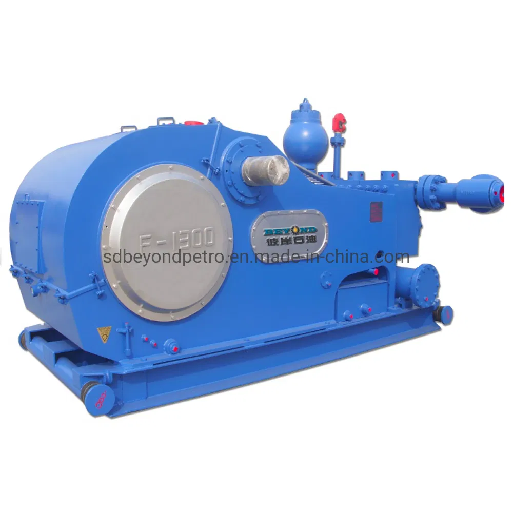 F800 F1200 Horizontal Double Cylinder Reciprocating Double Acting Piston Grouting Mud Pump