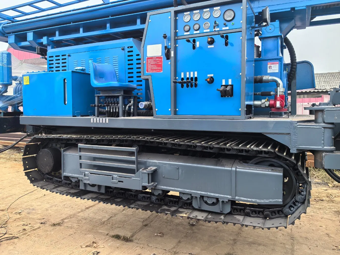 Gripping Unloader Drill Rig for Reduced Labor Intensity and Increased Efficiency
