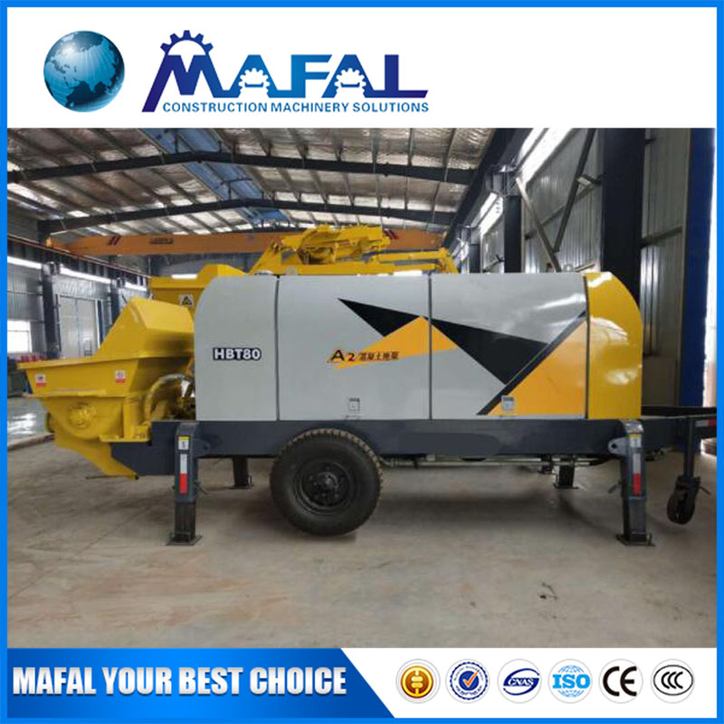 Small 20m3/H Hbt20 Mini Concrete Mixer Pump Machine for Sale