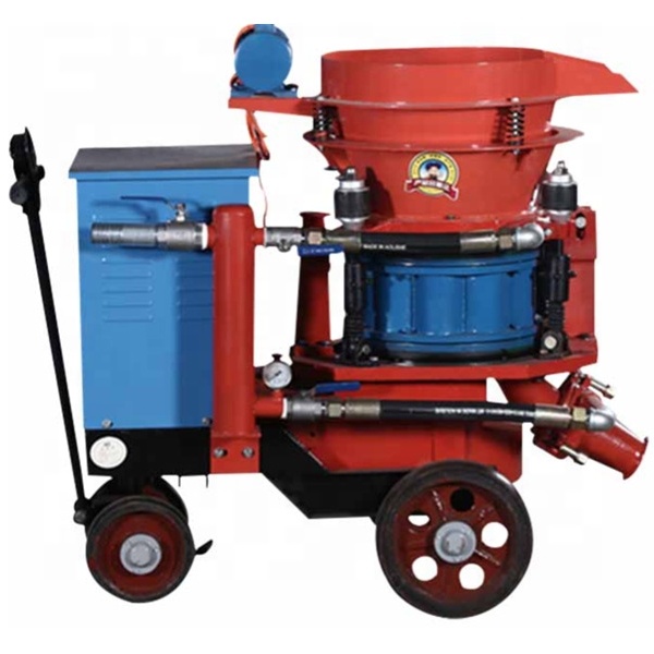 Underground Construction Slope Project Dry Mix Concrete Gunite Spraying Machine Refractory Shotcrete Machine
