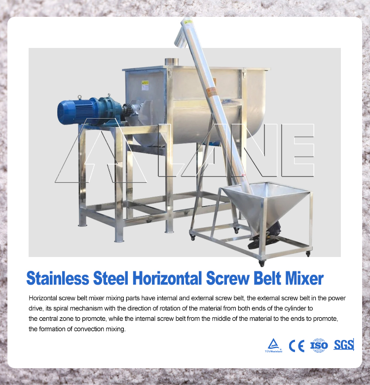 Horizontal Screw Belt Mixer 1