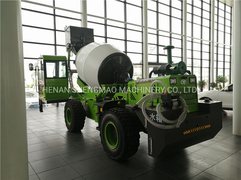 Automatic Loading Self-Feeding Cement Concrete Small Diesel Continuous Concrete Mixer in Russia Philippines Thailand