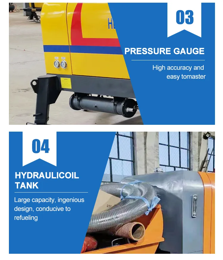 Trailer Mounted Concrete Pump details