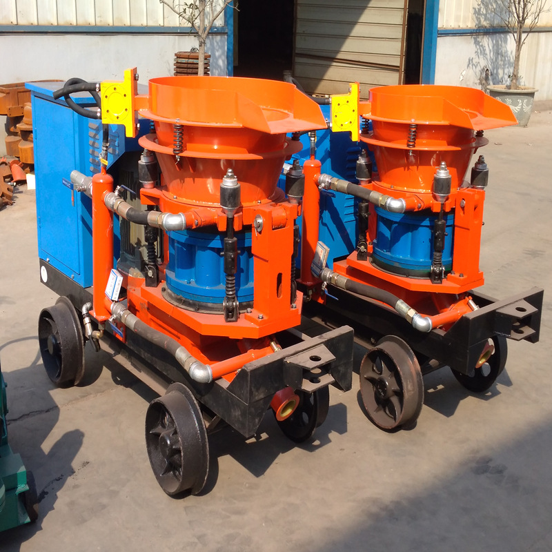New Portable PZ5 Shotcrete Pump Gunite Machine Wet Dry Mix Concrete Gunite Machine