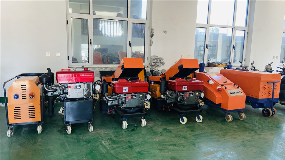 Finished construction machinery products ready for shipment from SSG Machinery