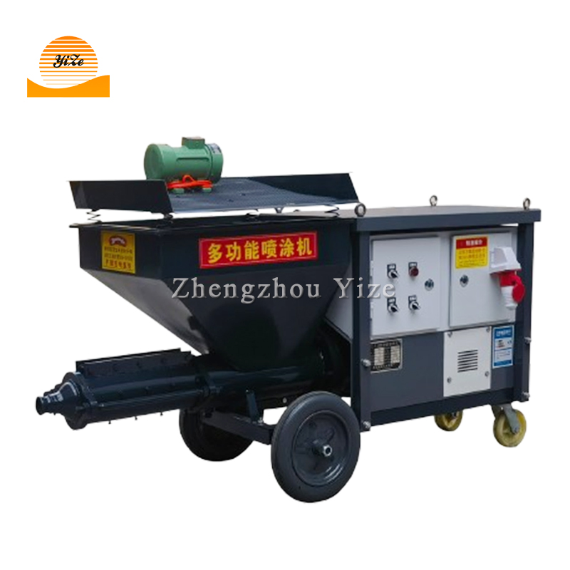 Electric Mini Plastering Cement Sand Mortar Spraying Machine Wall Cement Mortar Spray Plaster Machine