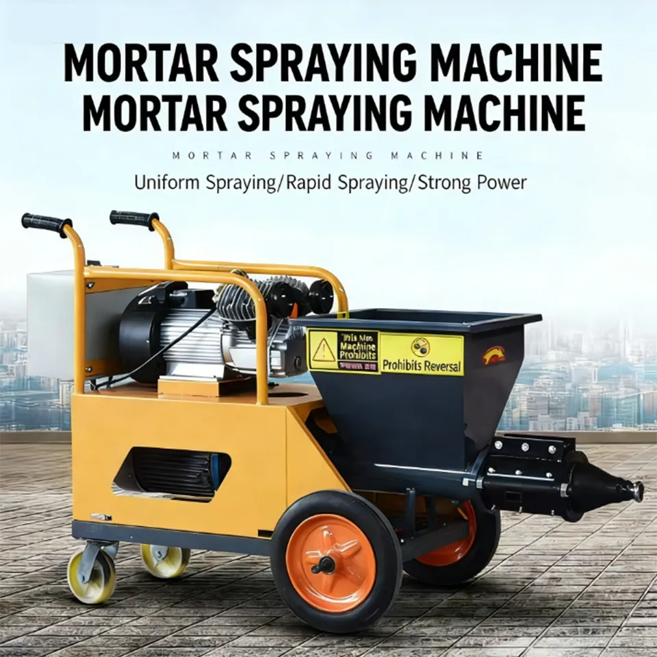 Automatic Cement Spray Plastering Machine for Wall Rendering Construction