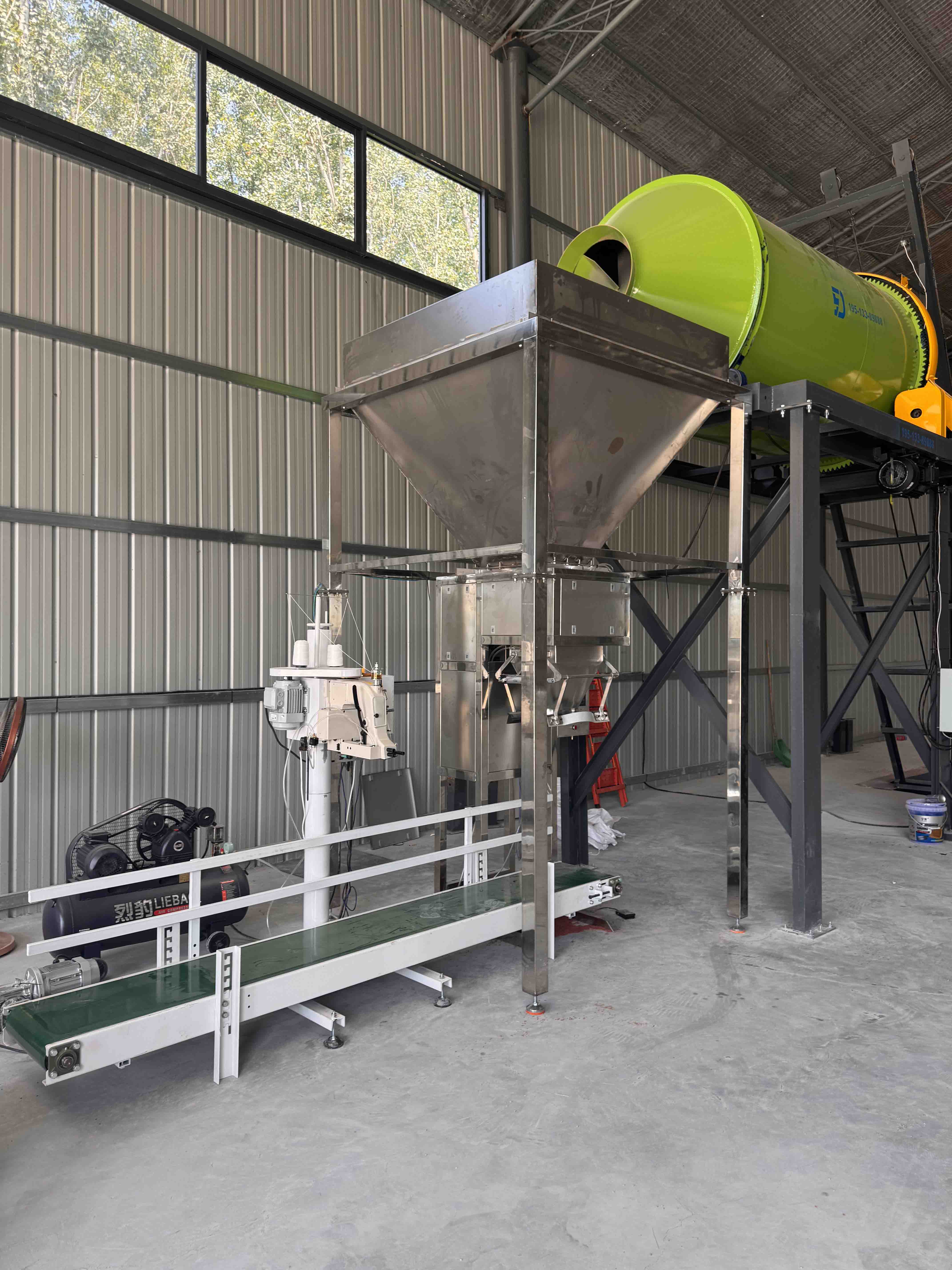 Supply of NPK Bulk Blending Fertilizer Production Lines Batch Mixing, Batching, and Packaging Processes