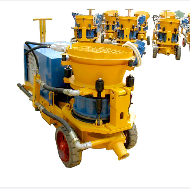 Pz-5 Gypsum Concrete Spray 5M3/H Type Durable Spare Parts Wet Gunite Dry Mix Shotcrete Spraying Shotcrete Gunite Machine Price