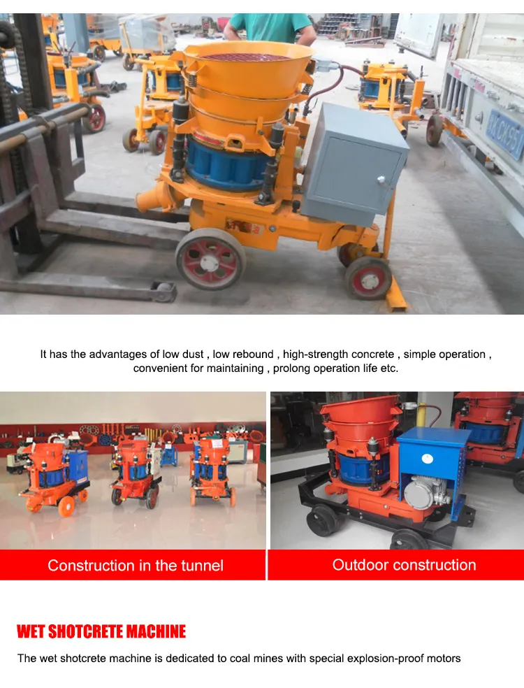 Wet Mix Shotcrete Machine View 2