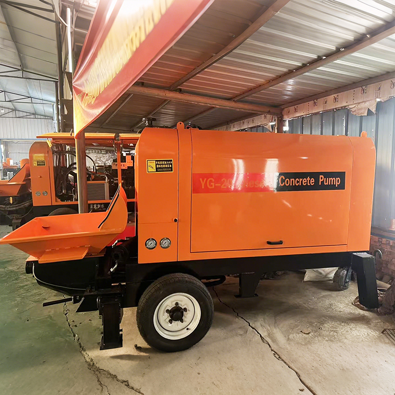 Low Fuel Consumption Auto Screw Mortar Concrete Floor Delivery Pump