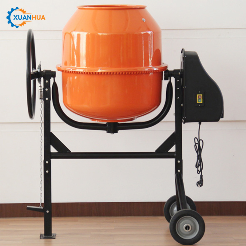 China Factory Direct Hand Manual Cement Electric 250 Liter Drum Concrete Continuous Mixer Capacity Cheap
